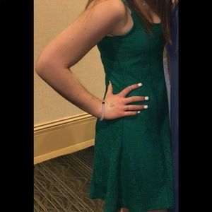 Francesca’s Green Lace Dress